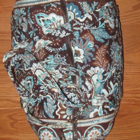 **SOLD EBAY** VERA BRADLEY SMALL DUFFEL JAVA BLUE - Picture 3 of 4