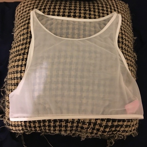 White rave/festival top.