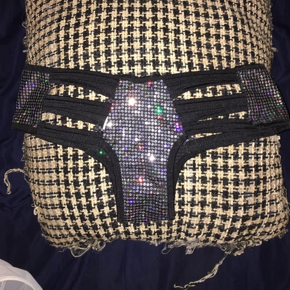 Sequin Cut Out Bottoms