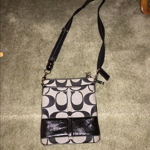 Coach cross body bag black