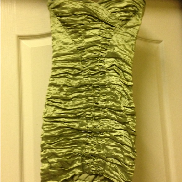 Nicole Miller Sexy Mini Dress in Chartreuse!