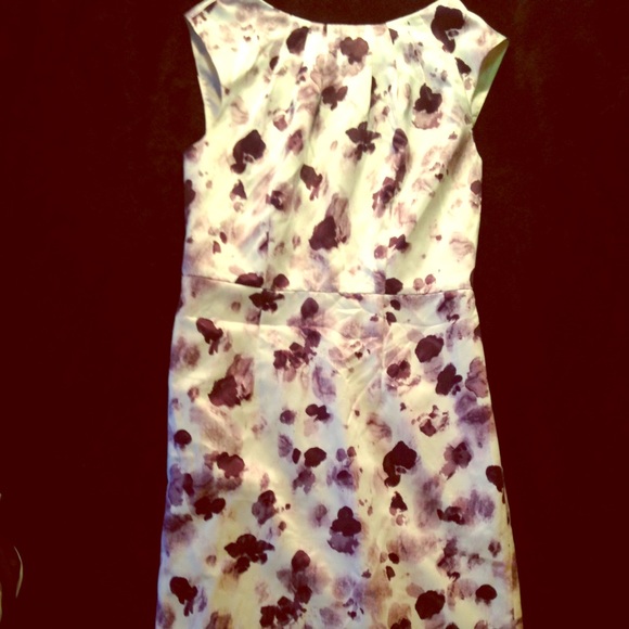 Silk Ann Taylor watercolor dress
