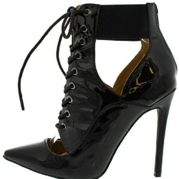 Black Lia Booties