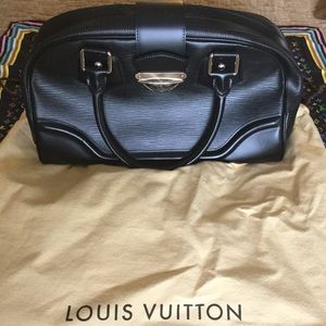 LOUIS VUITTON Epi Bowling Montaigne GM Black 1216736