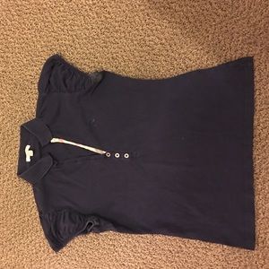 Women's navy blue Burberry Brit shirt