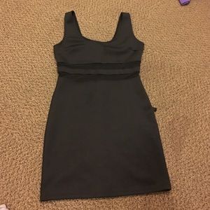 Black sleeveless Bodycon dress