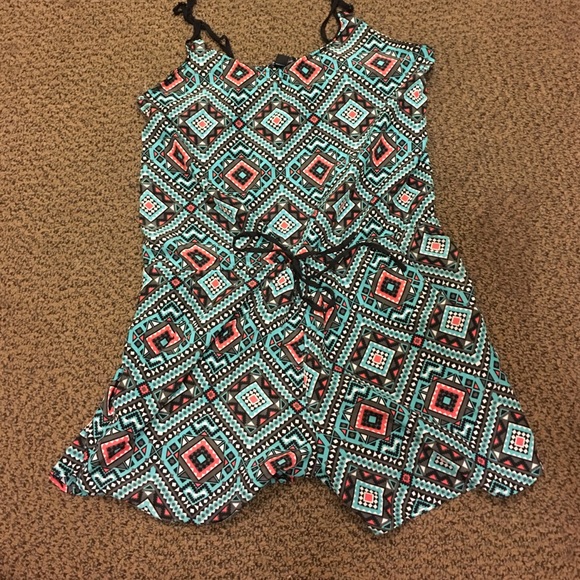 Printed romper