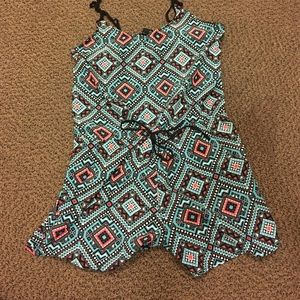 Printed romper