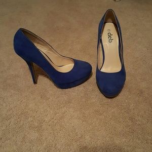 Blue heels