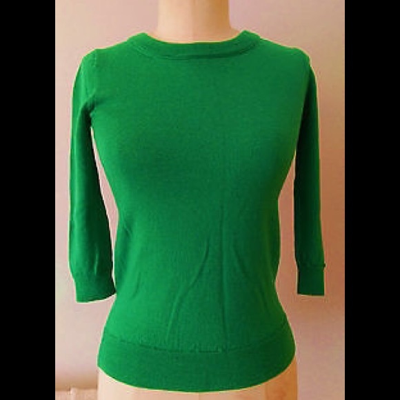 J. Crew Kelly Green Tippi sweater size XS EUC