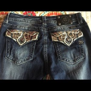 Miss Me jeans // Gold Glitz Pockets