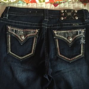 Miss Me jeans // Silver Glitz Pockets