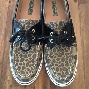Leopard Sperry Topsiders