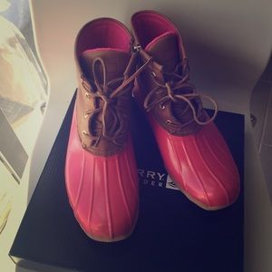 Pink Saltwater Boots