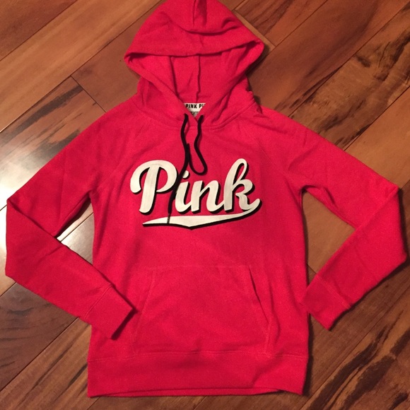 red pink sweatshirt