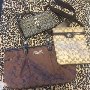 3 coach bags