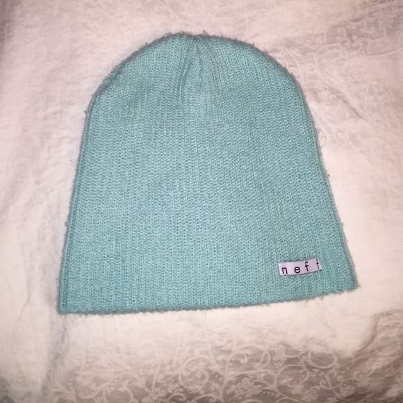 Neff blue beanie