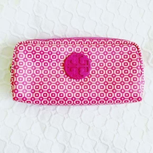 Tory Burch Handbags - pink tory burch cosmetic bag
