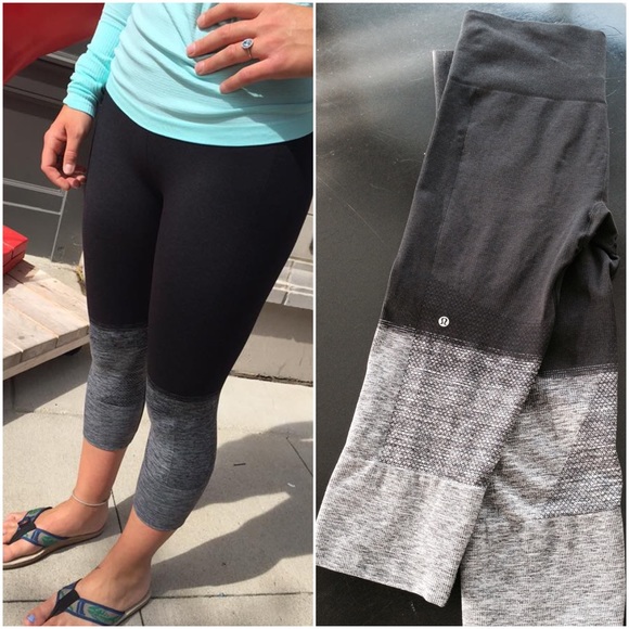 lululemon athletica Pants - Lululemon Seamlessly Street Crop