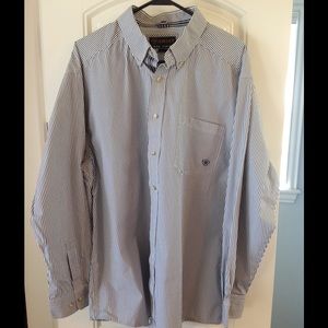 Men's Ariat Button Down Shirt. XL Pro Series