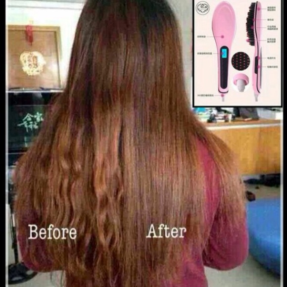 LCD hair straightener and electric callus remover