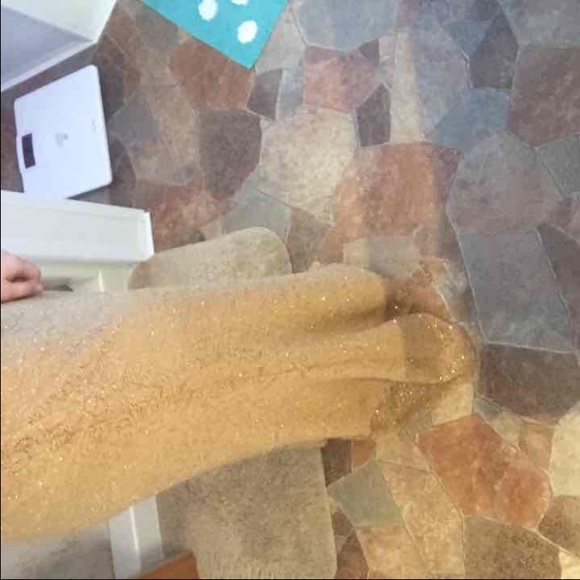 SOLDⓂ️ Made by hand gold floor length dress - Picture 4 of 4