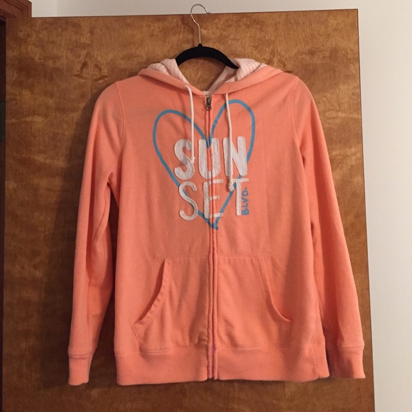 Old Navy Peach Zip up Hoodie