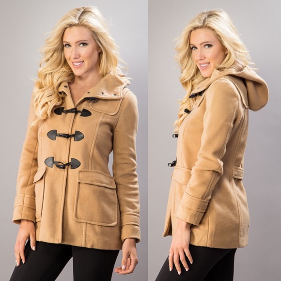 🚨1 HR SALE🚨CASSANDRA hooded jacket - TAUPE - Picture 2 of 4