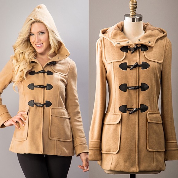 🚨1 HR SALE🚨CASSANDRA hooded jacket - TAUPE - Picture 3 of 4