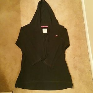 Hollister hooded 3/4 sleeve shirt