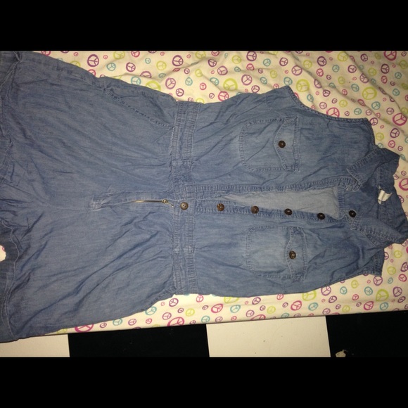 Denim Romper