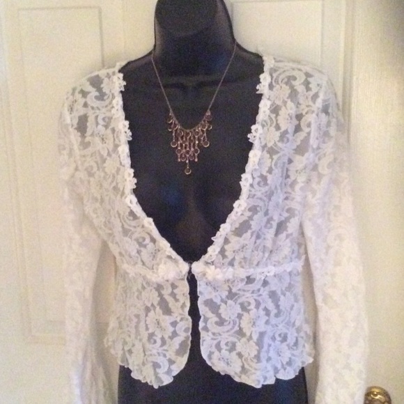 Beautiful white lace top