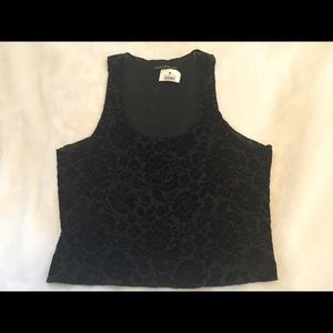 Brandy Melville Black Sheer Tank