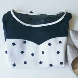 NWOT Adorable Peplum Top