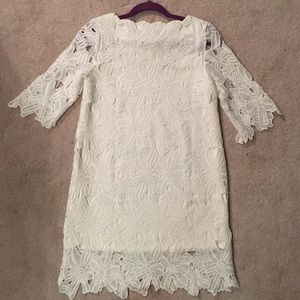 Dresses - Classic White Lace Dress Dresses - Classic White Lace Dress