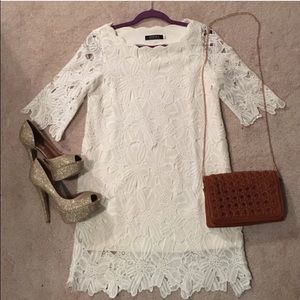 Dresses - Classic White Lace Dress Dresses - Classic White Lace Dress