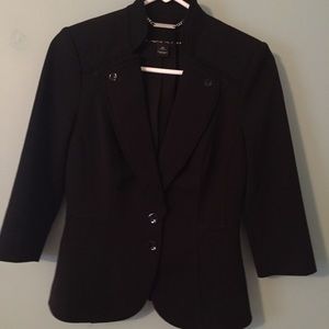 White House Black Market Black Blazer