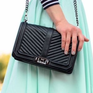 Rebecca Minkoff Chevron Quilted Love Purse