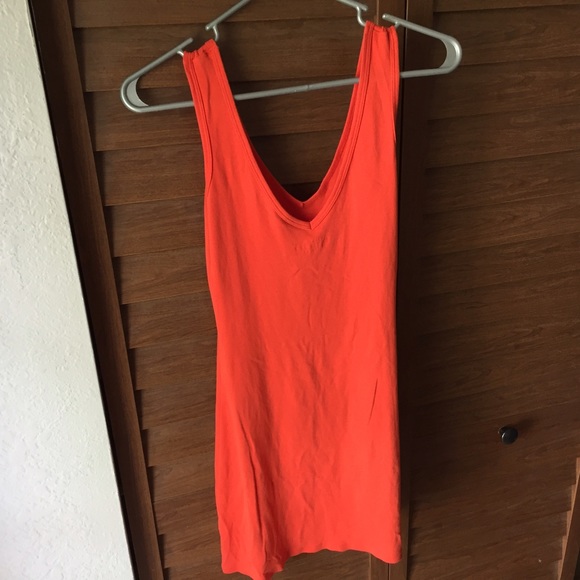 Orange dress