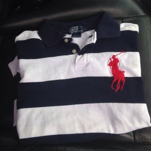 Men's Ralph Lauren Polo Rugby Shirt-Nice! Size L