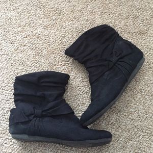 Rampage black short boots