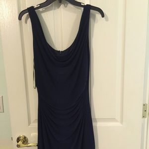 Dark blue dress
