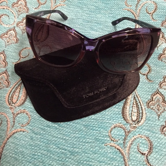 Tom Ford purple sunglasses
