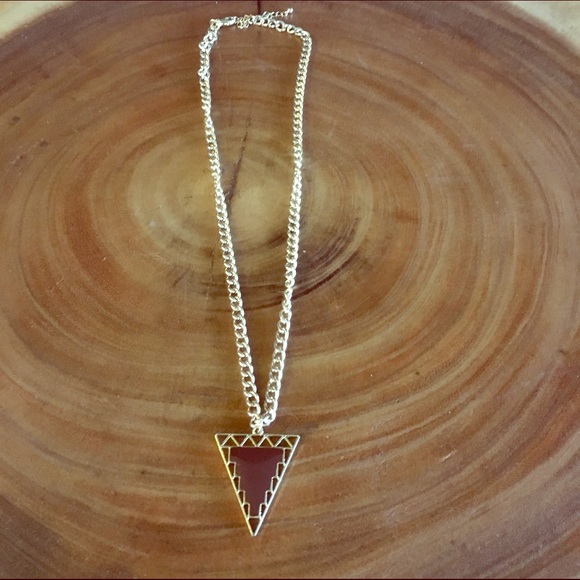 SOLD Aztec design necklace