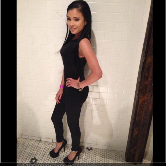 Sexy mesh Bebe jumpsuit