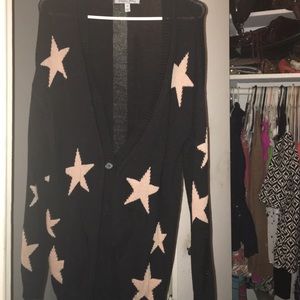 Olivia sky button up sweater