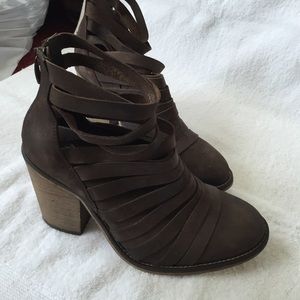 Free People Brown Booties