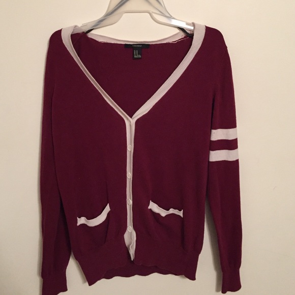 Varsity stripe cardigan