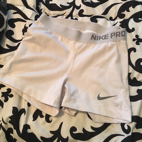 Nike Pro White Spandex