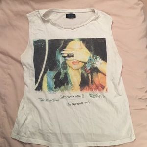 Sleeveless tshirts from topshop